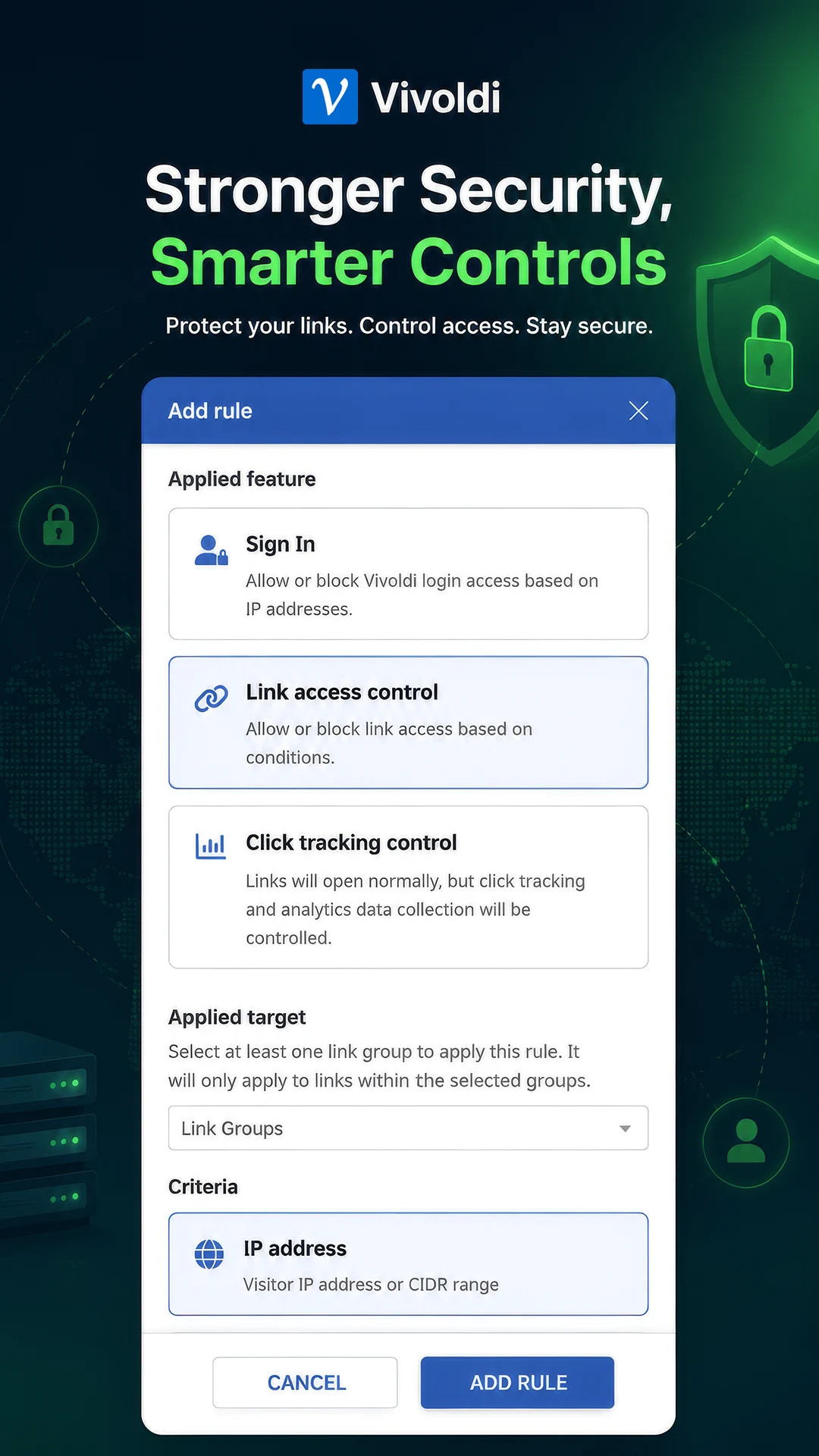 Vivoldi: URL Shortener & Links screenshot